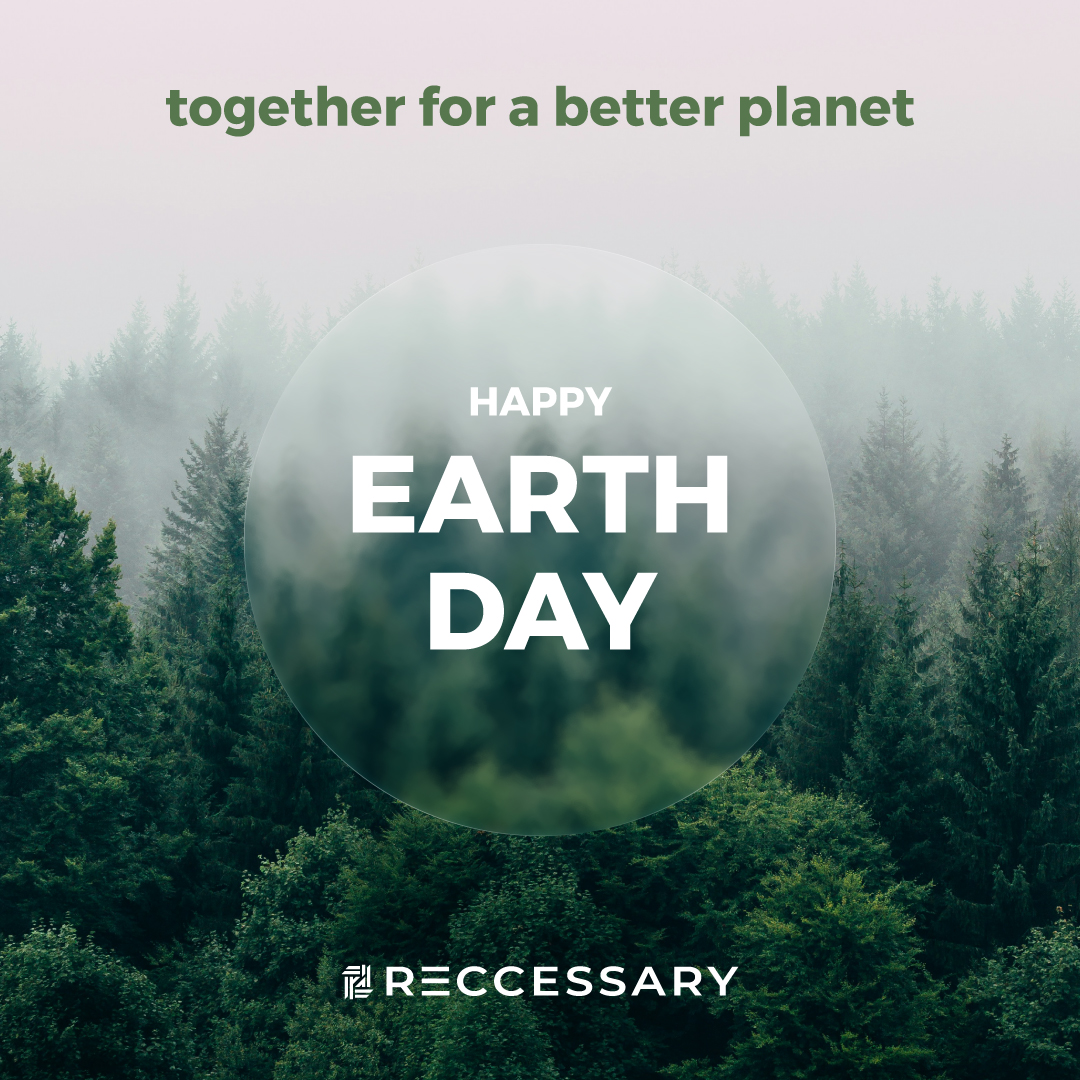 2024 Earth Day banner for RECCESSARY